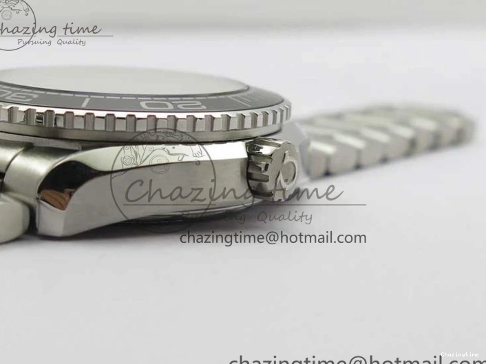 0116 Planet Ocean 39.5mm Black Ceramic Bezel SS VSF 1:1 Best Edition Black Dial on SS Bracelet A Stretchable 7890